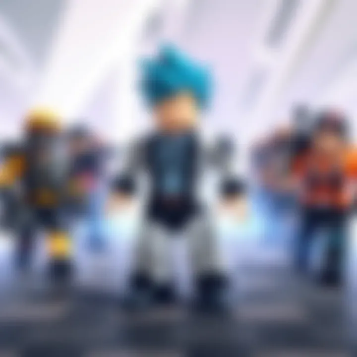 Community interaction within the Roblox environment