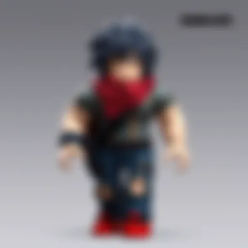 A vibrant Roblox environment showcasing various game elements