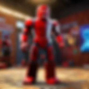 Participating in Exciting Roblox Events Players actively engaging in a Roblox in-game event