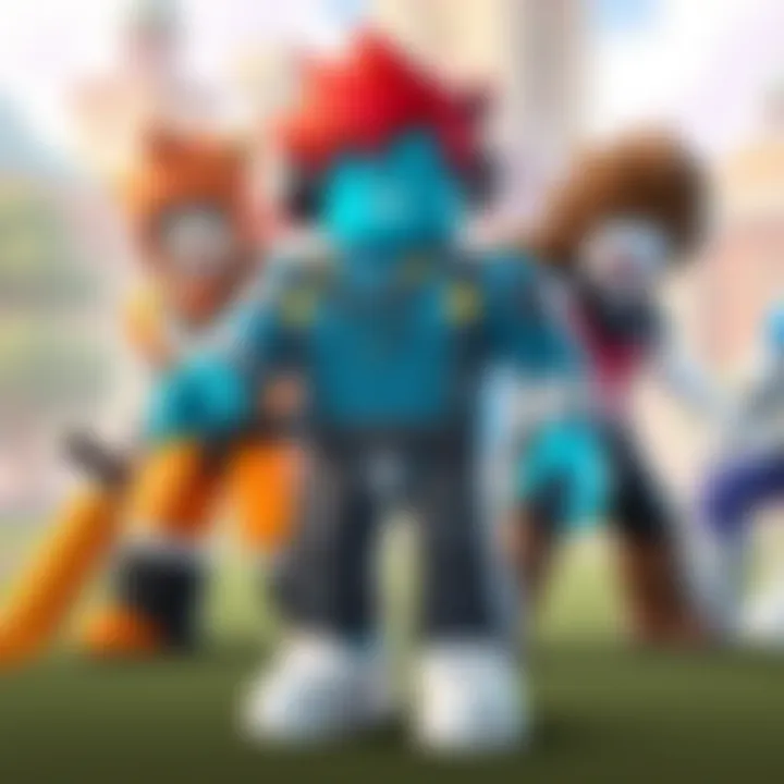 Collaboration Strategies in Nowgg Roblox Visual representation of collaboration strategies among players in Nowgg Roblox