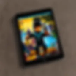 High-performance tablet showcasing Roblox gameplay