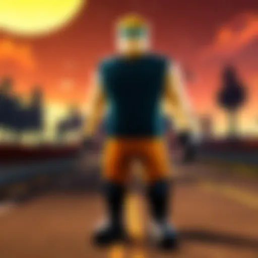 Roblox game settings interface on mobile