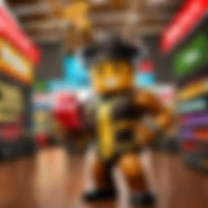 Parent and child discussing Roblox gift card options