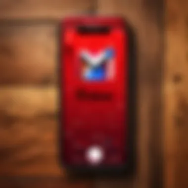 Gmail Login Screen on iPhone Gmail login interface on iPhone