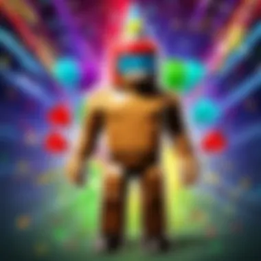 Custom event invitation designed for a Roblox birthday celebration