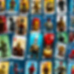 A vibrant illustration showcasing various Roblox cards