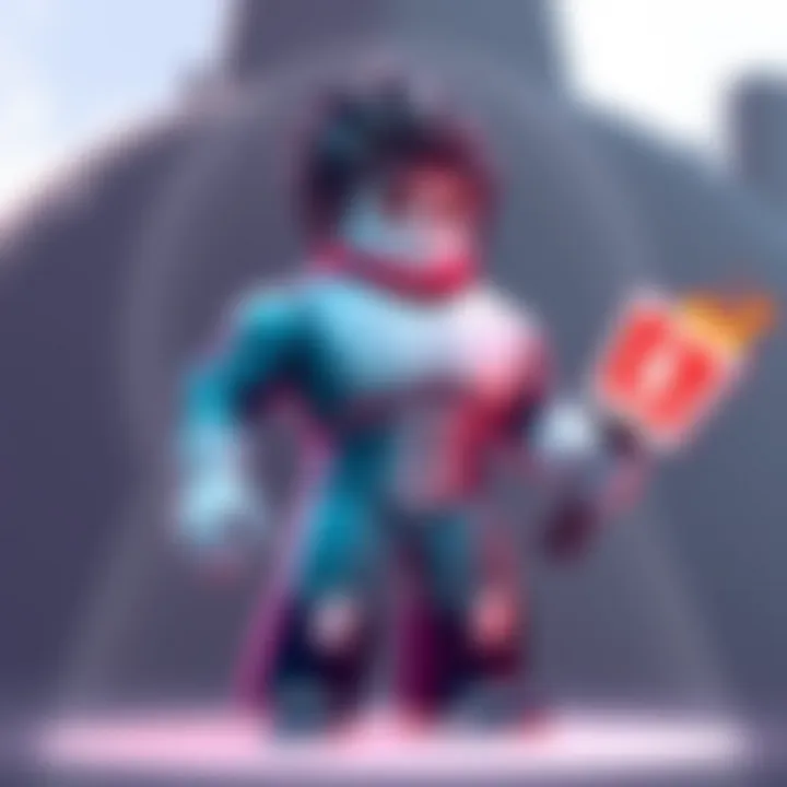 Enhanced Gameplay with Special Items from Codes A vibrant Roblox character equipped with special items from codes