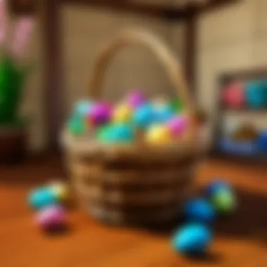 Strategic gameplay showcasing the use of the Easter Basket