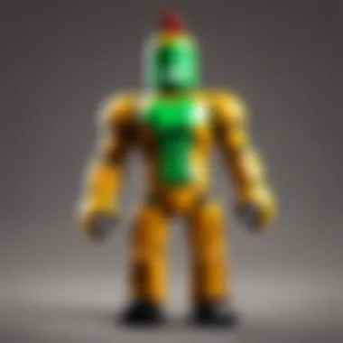 An enthusiast's collection of rare Roblox toys arranged aesthetically.