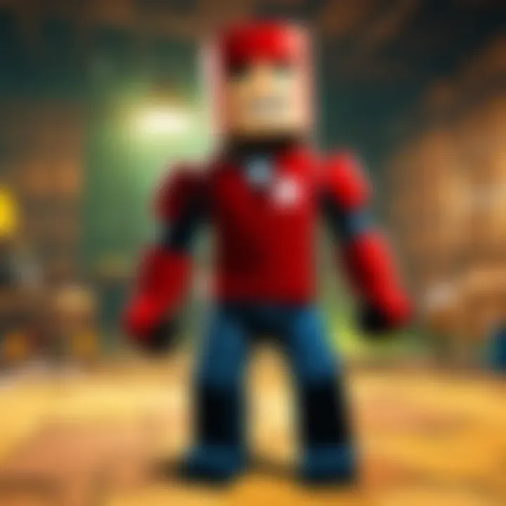 Illustration of Roblox game features for web users