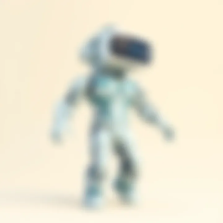 Navigating VR Software Detailed view of VR software interface