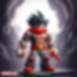 Mobile phone displaying Roblox interface with Robux