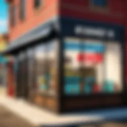 A visually appealing digital storefront showcasing various products.