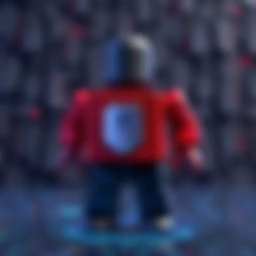 A digital lock symbolizing online security