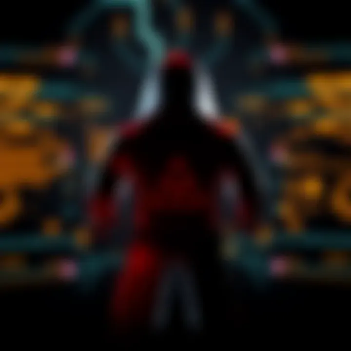 Hacker Warning Silhouette A hacker's silhouette with a warning sign