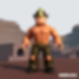 Roblox game environment showcasing creativity