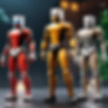 Player interacting with friends in Roblox