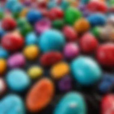 Diverse Slime Collection A vibrant display of various slimes within the game environment