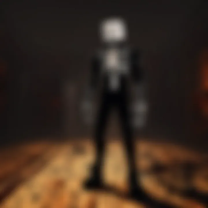 A creepy character from a popular Roblox horror game