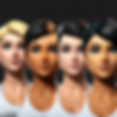 Developers Analyzing Preferences for Face Codes Developers analyzing player preferences in face codes