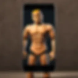 A close-up of a smartphone displaying a settings menu