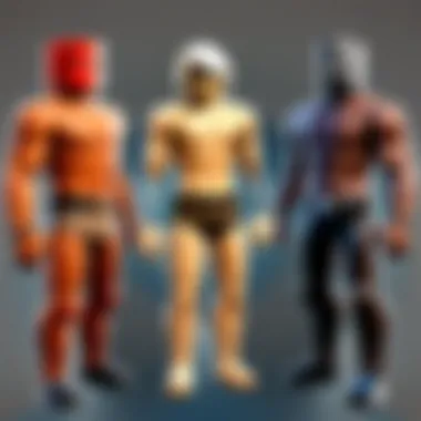 Player Interactions in the Roblox Marketplace Illustration of player interactions within the Roblox marketplace