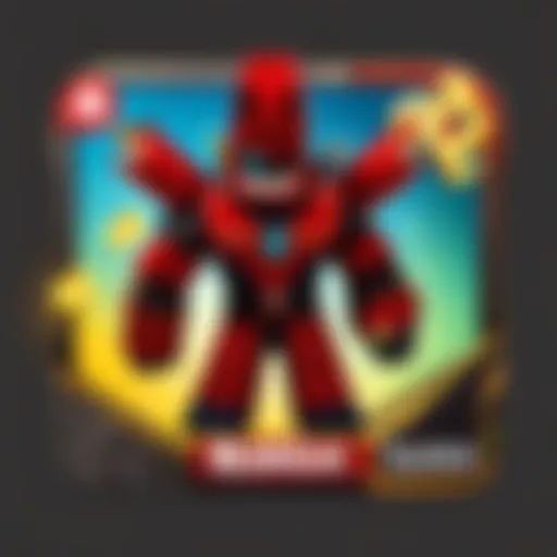 User interface of the Roblox Gift Card App showcasing various features