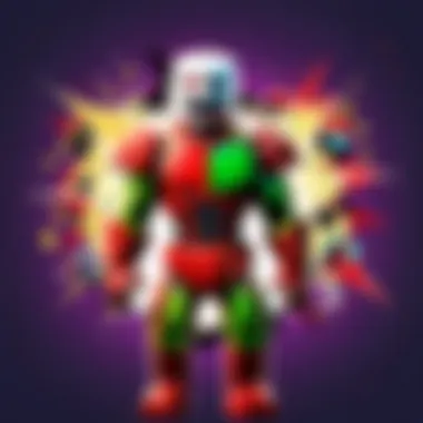 Vibrant Design of Roblox Gift Card Roblox gift card showcasing its vibrant design