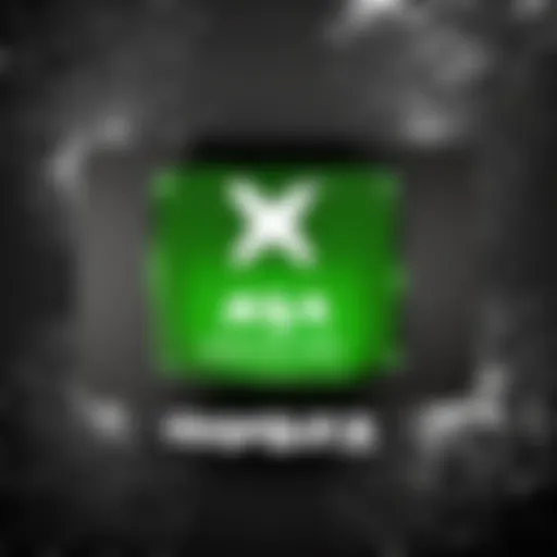 Xbox gift card showcasing digital interface