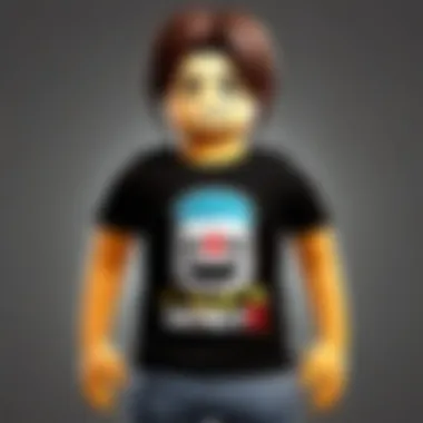 Infographic depicting the economic benefits of t-shirt creation in Roblox