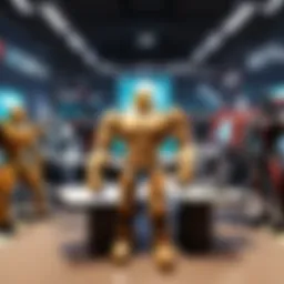 Illustration depicting U traders engaged in Roblox item trading