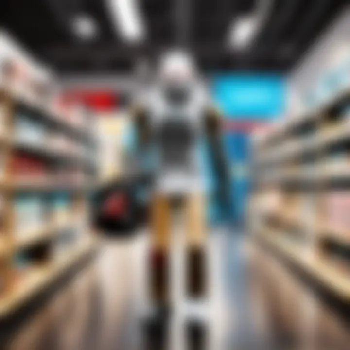Overview of technological features in retail applications
