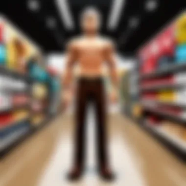 User-friendly interface of a popular shopping application