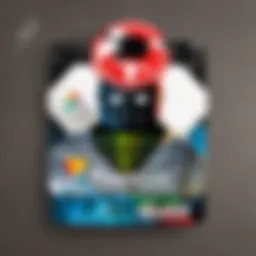 A vibrant illustration of Google Play gift cards