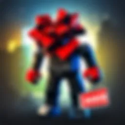 Digital representation of Roblox gift card options